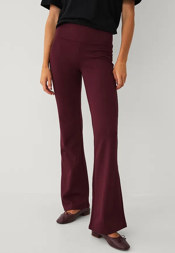 Ellos Collection - Leggings med bootcut - Röd
