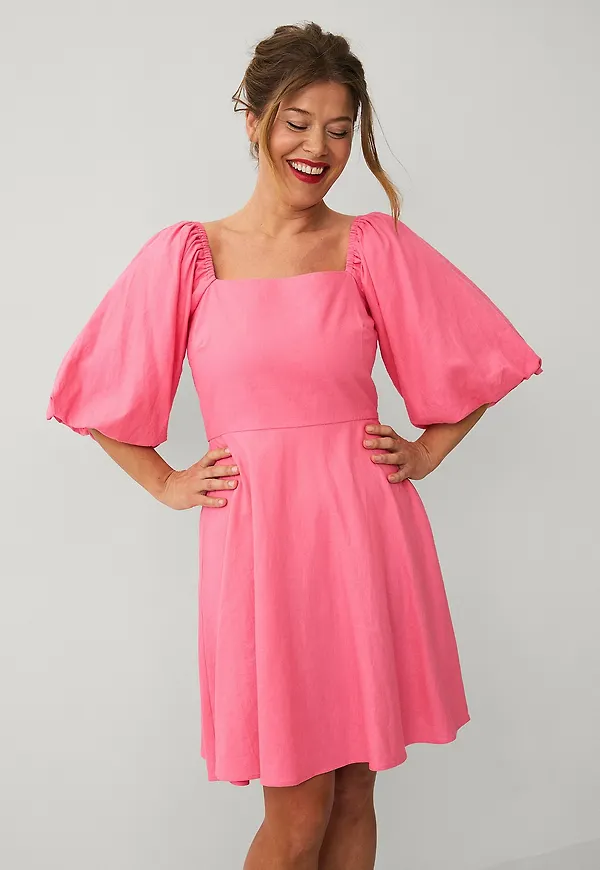 Ellos Collection - Linneklänning Pomelo - Rosa