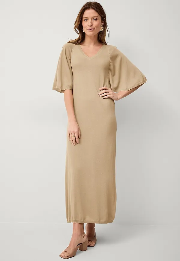 Ellos Collection - Maxiklänning Hanna - Beige