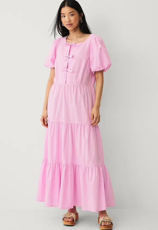 Ellos Collection - Maxiklänning med våder - Rosa