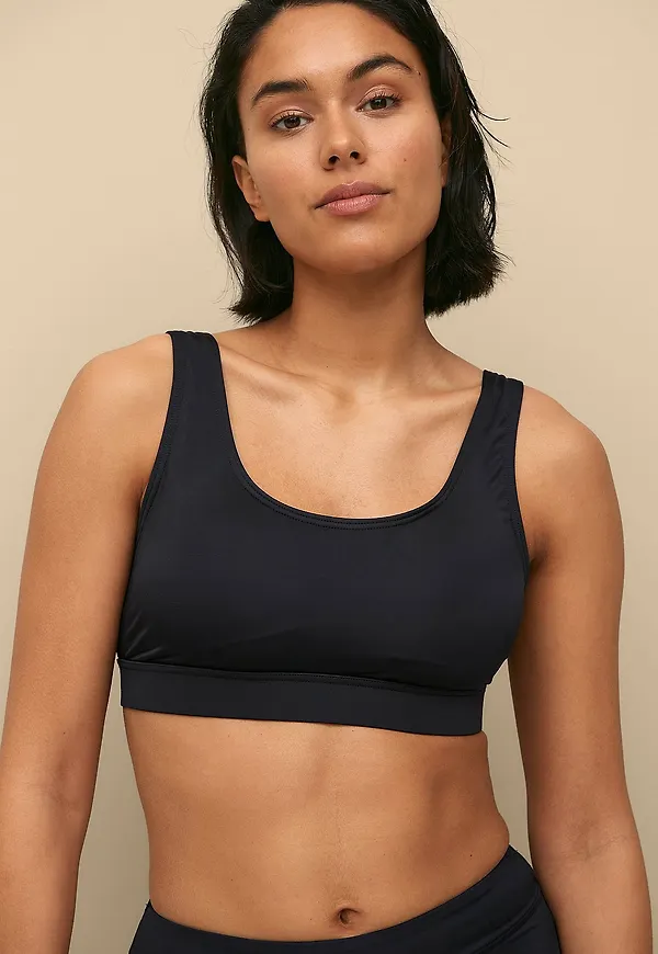 Ellos Collection - Mjuk bikinitopp - Svart
