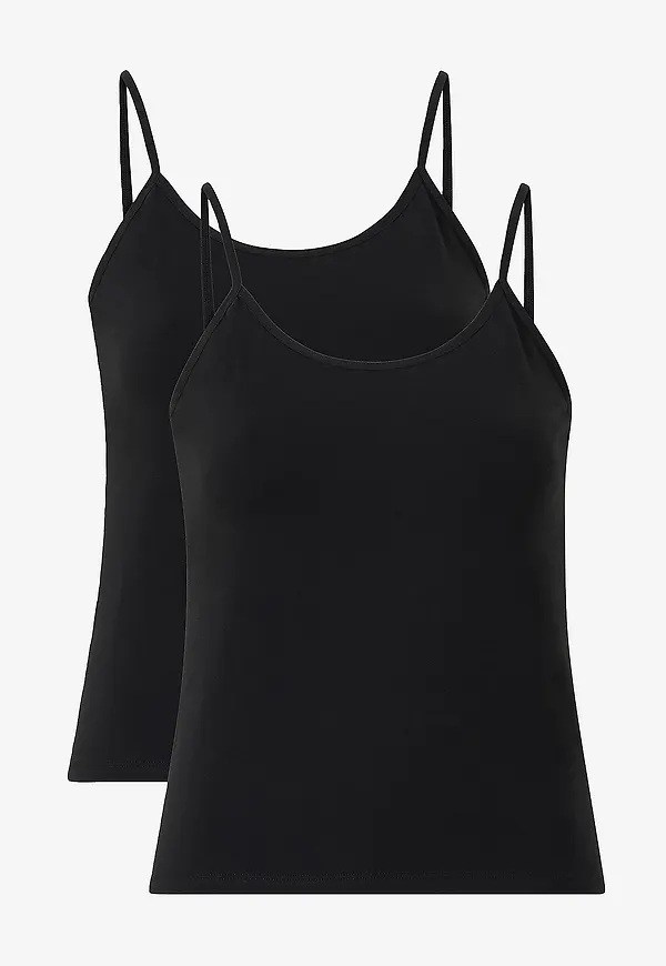 Ellos Collection - Mjukt linne 2-pack - Svart