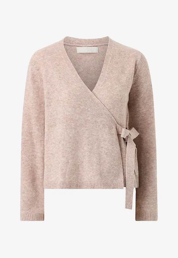 Ellos Collection - Omlottkofta med v-ringning - Beige