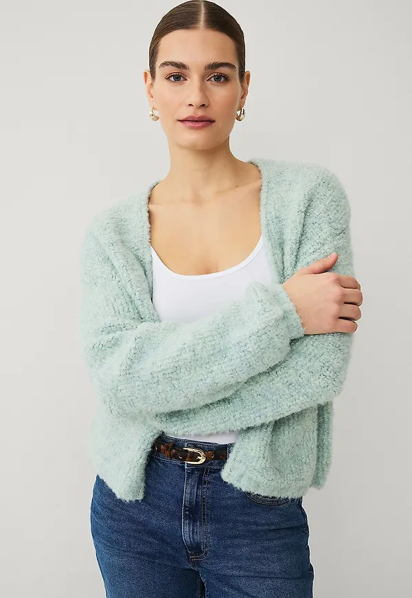 Ellos Collection - Öppen cardigan - Grön