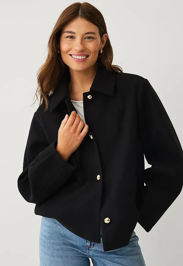 Ellos Collection - Oversize jacka - Svart