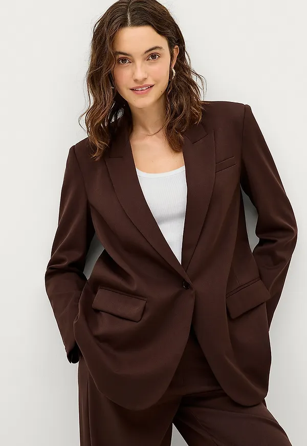 Ellos Collection - Oversize kavaj - Brun