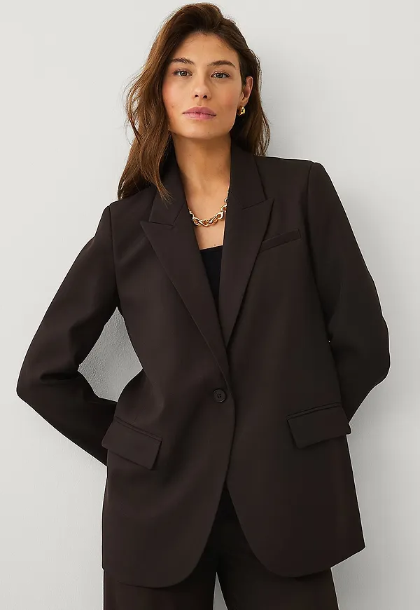 Ellos Collection - Oversize kavaj - Brun
