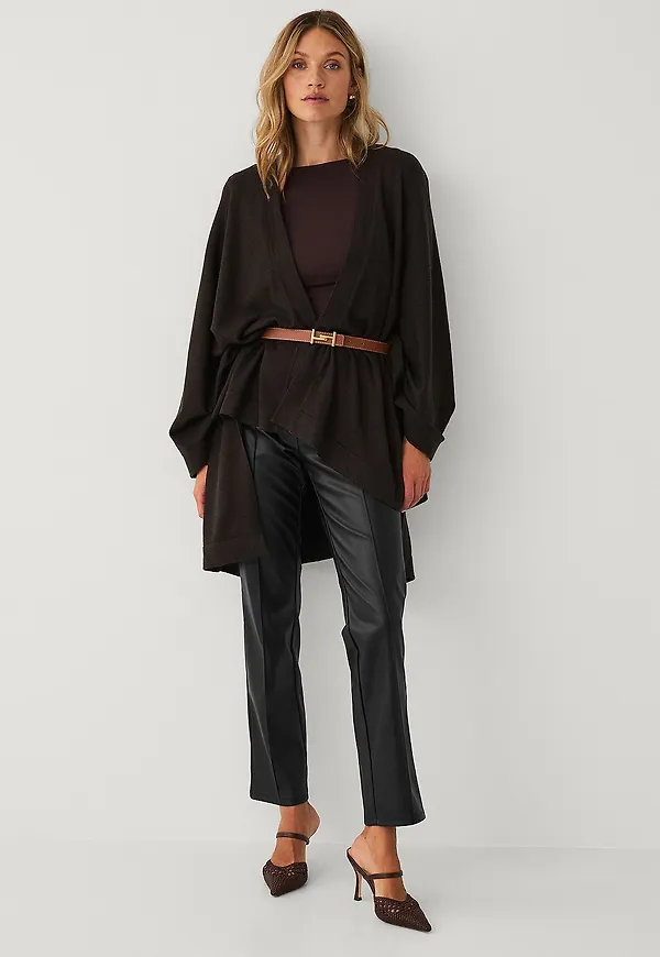 Ellos Collection - Poncho Maja - Brun