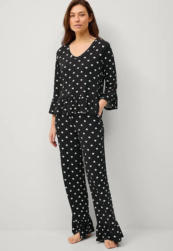 Ellos Collection - Pyjamas Cornelia - Svart