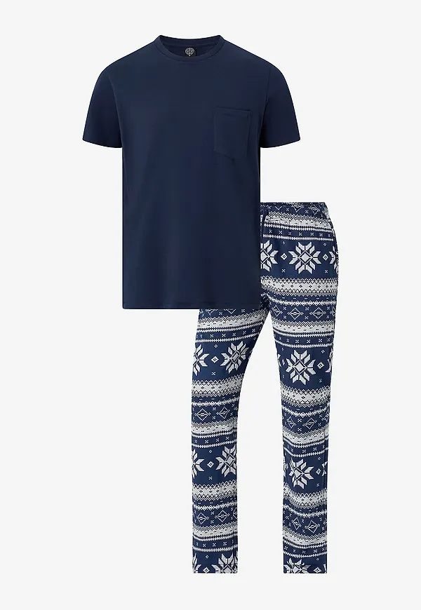 Ellos Collection - Pyjamas Melker - Blå