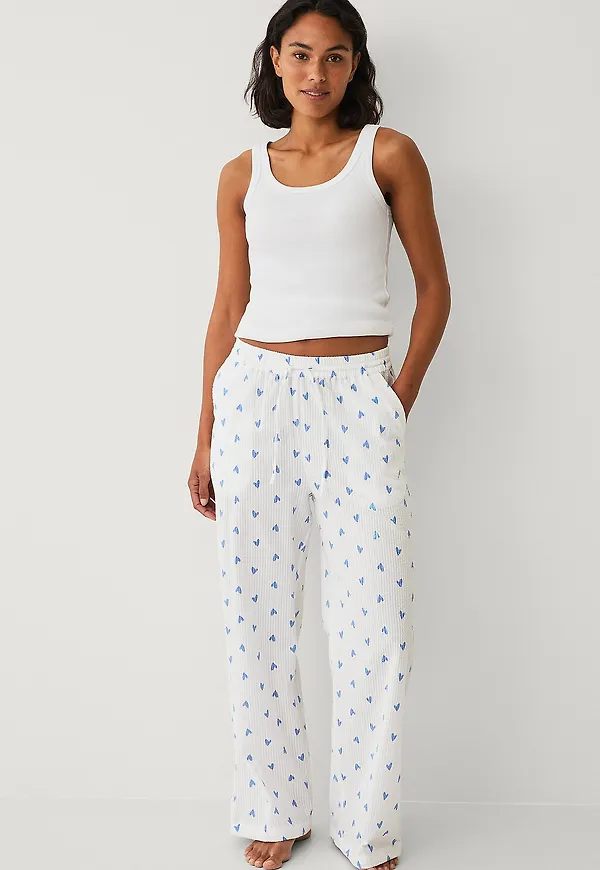 Ellos Collection - Pyjamasbyxor - Vit