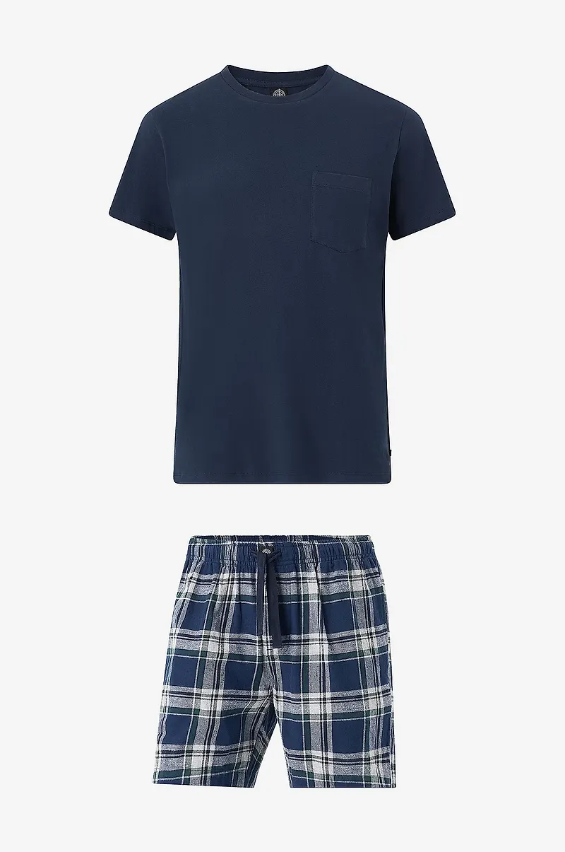 Ellos Collection - Pyjamasset i bomull - Blå