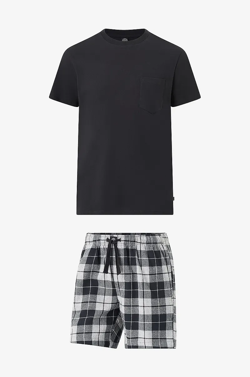 Ellos Collection - Pyjamasset i bomull - Svart