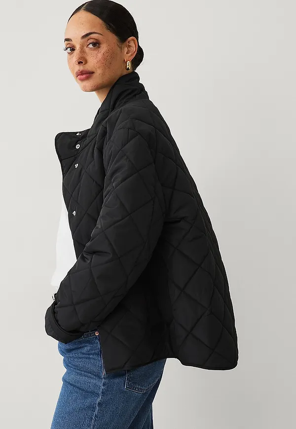 Ellos Collection - Quiltad jacka - Svart