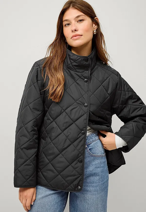 Ellos Collection - Quiltad jacka - Svart