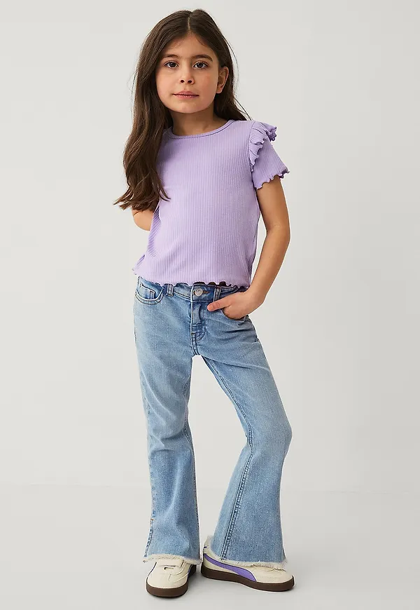 Ellos Collection - Ribbad topp - Lila