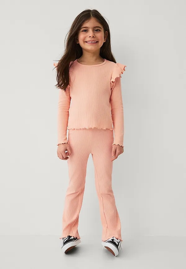 Ellos Collection - Ribbad topp - Orange