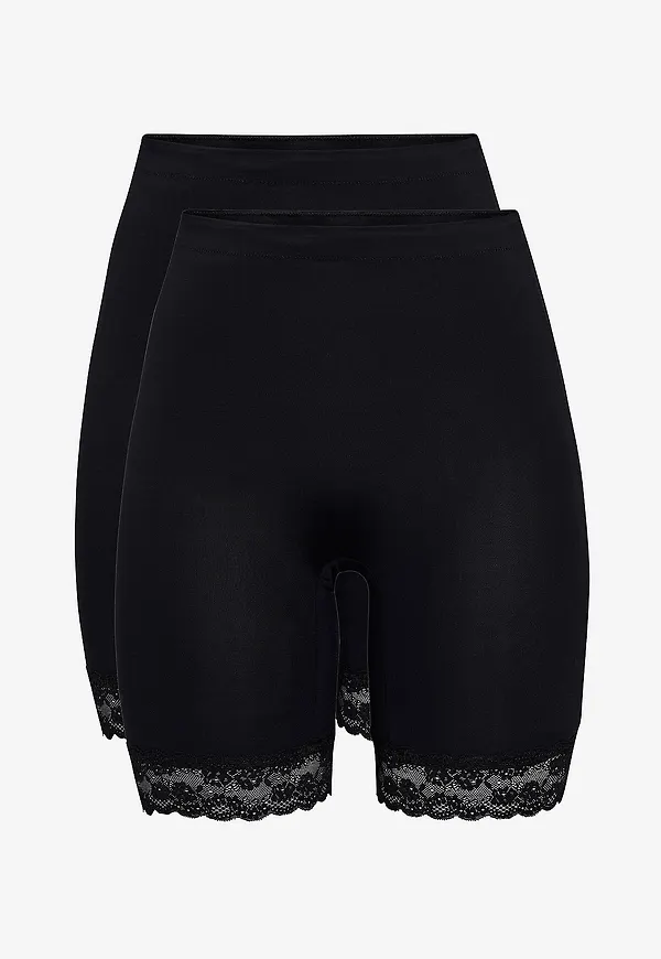 Ellos Collection - Shapingshorts - light support 2-pack - Svart