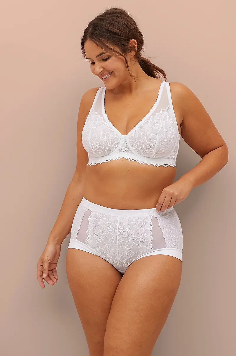 Ellos Collection - Shapingtrosa - medium support - Vit
