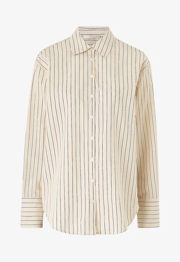 Ellos Collection - Skjorta med långa ärmar - Beige