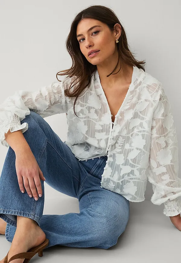 Ellos Collection - Skir blus - Vit