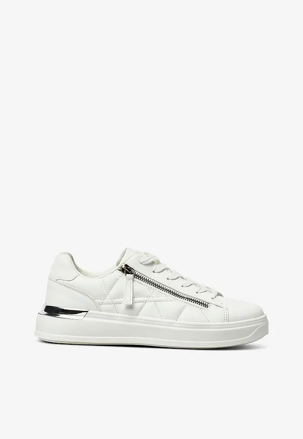 Ellos Collection - Sneakers Zipper - Vit