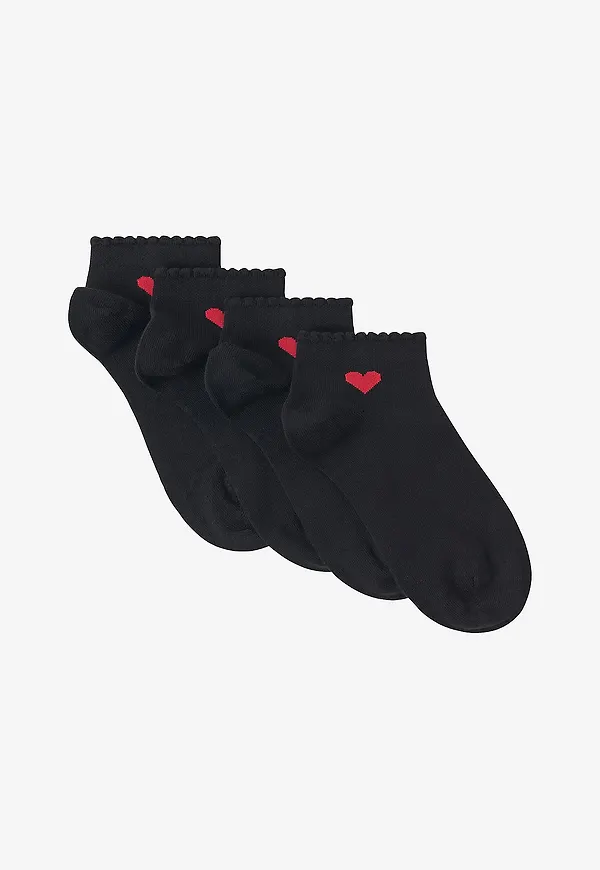 Ellos Collection - Sneakerstrumpor 4-pack - Svart