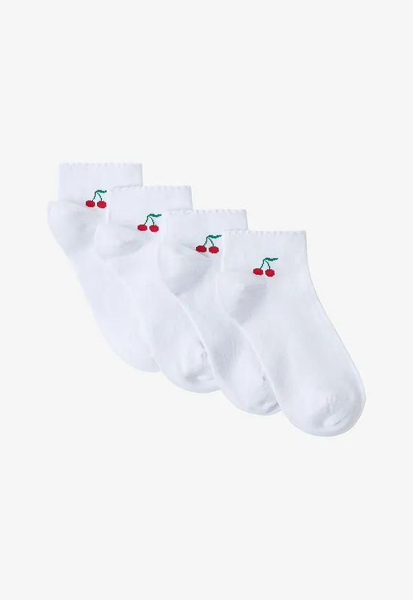 Ellos Collection - Sneakerstrumpor 4-pack - Vit
