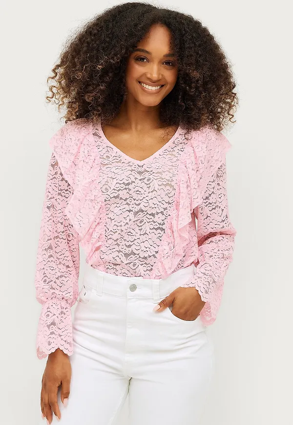 Ellos Collection - Spetstopp Elin - Rosa