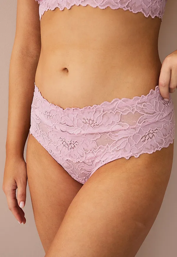 Ellos Collection - Stringtrosor i spets - Rosa