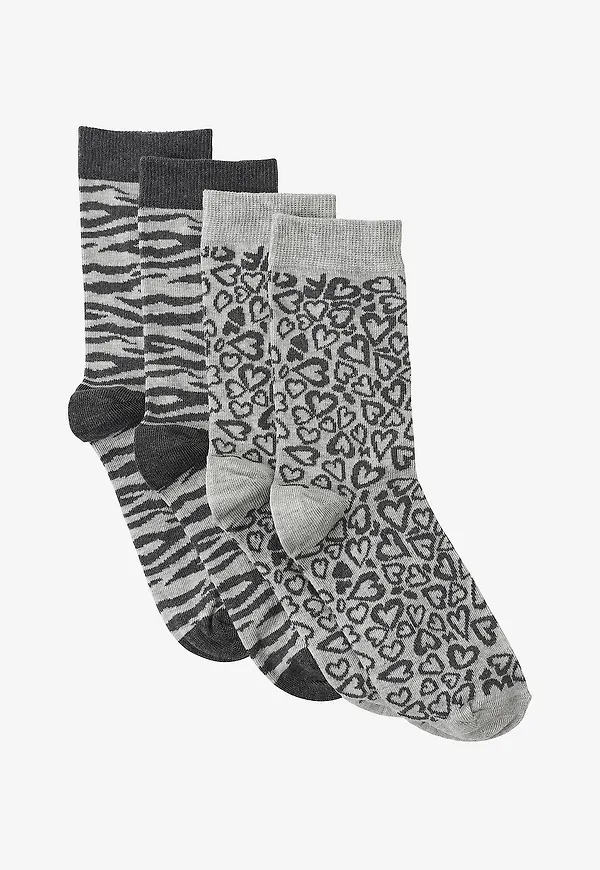 Ellos Collection - Strumpor 4-pack - Grå