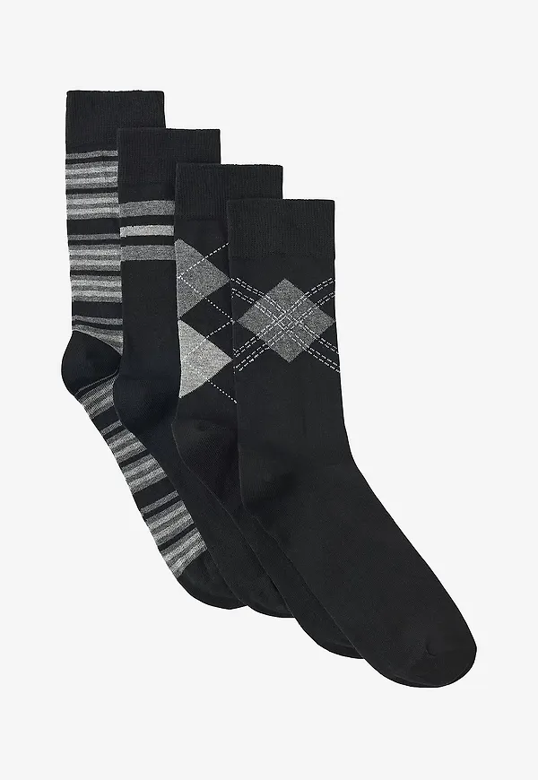 Ellos Collection - Strumpor 4-pack - Svart