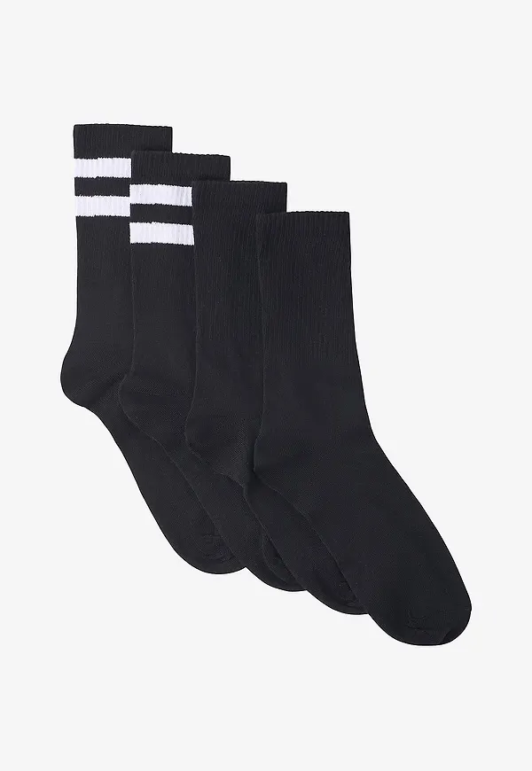 Ellos Collection - Strumpor 4-pack - Svart