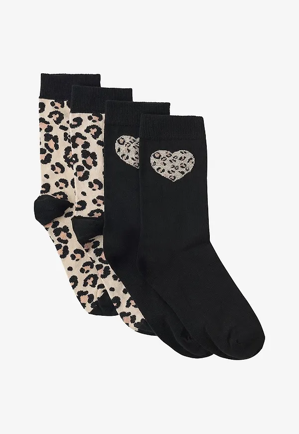 Ellos Collection - Strumpor 4-pack - Svart