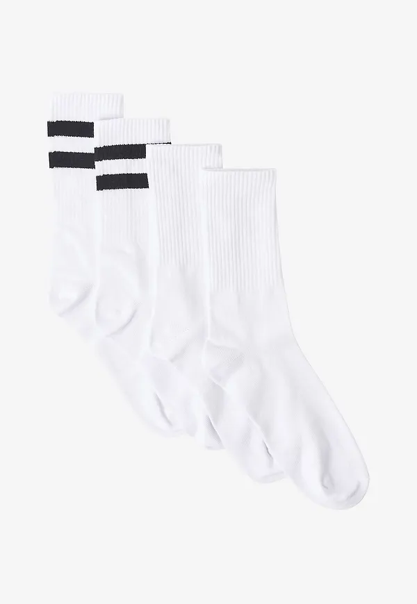 Ellos Collection - Strumpor 4-pack - Vit