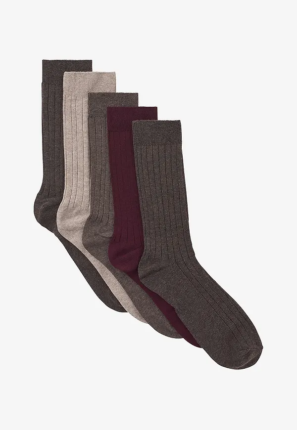 Ellos Collection - Strumpor 5-pack - Röd