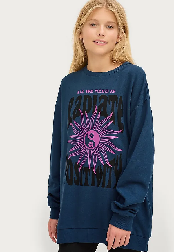 Ellos Collection - Sweatshirt Beata - Blå
