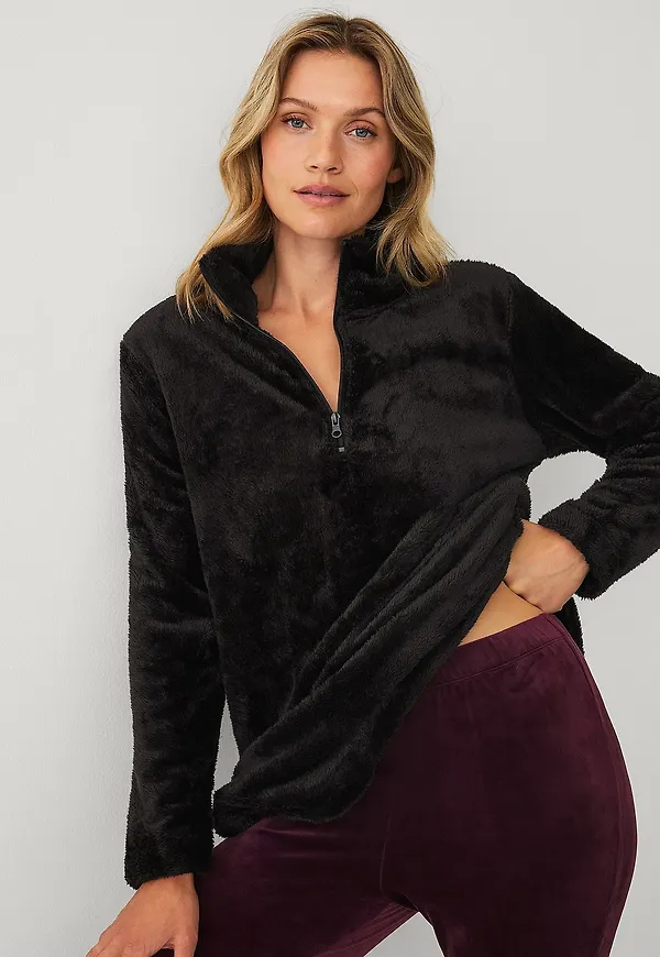 Ellos Collection - Sweatshirt i fleece - Brun