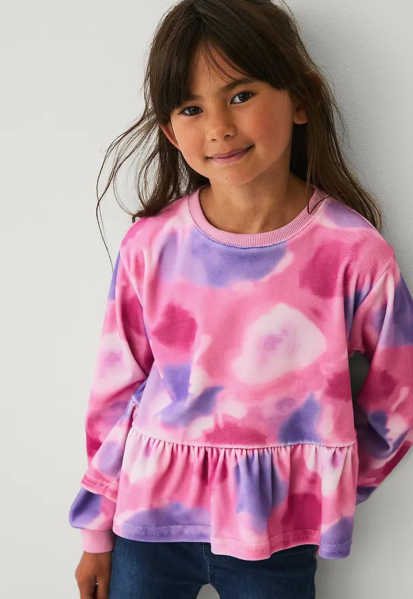 Ellos Collection - Sweatshirt i velour - Lila