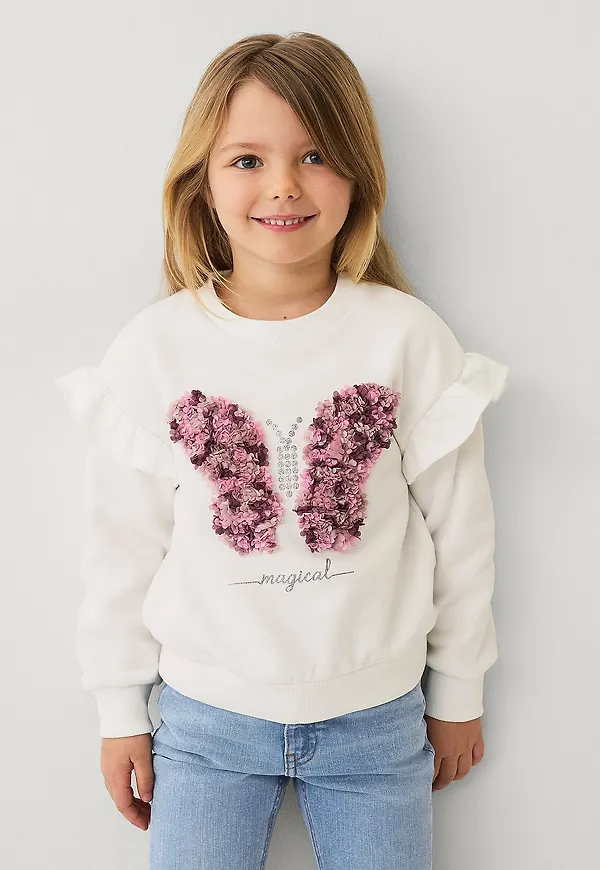 Ellos Collection - Sweatshirt - Vit