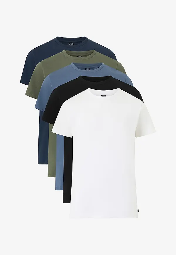 Ellos Collection - T-shirt 5-pack - Blå