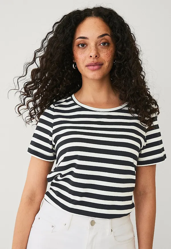 Ellos Collection - T-shirt i bomull - Vit
