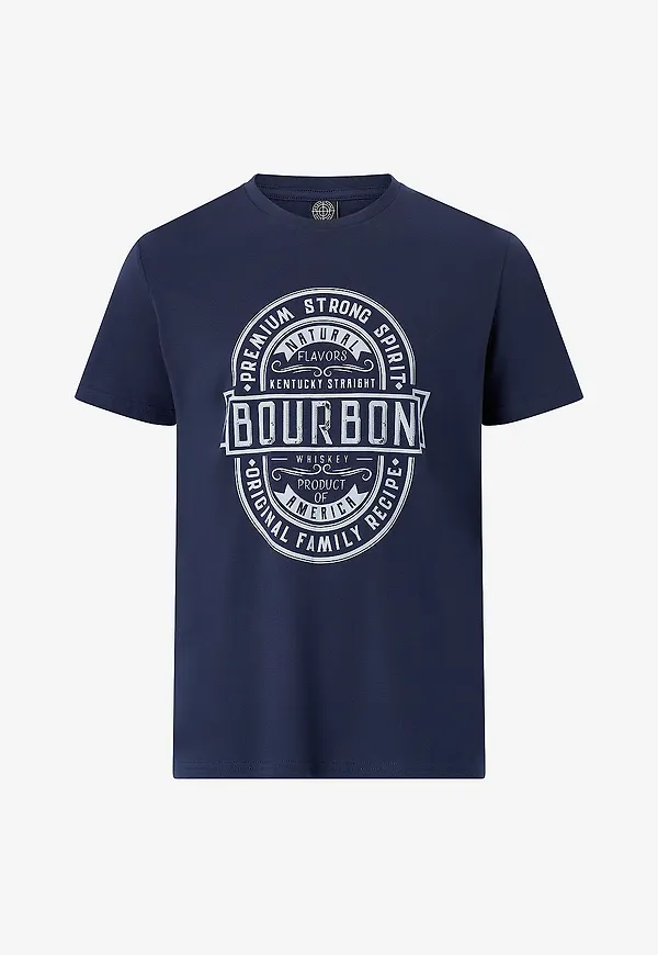 Ellos Collection - T-shirt med tryck - Blå