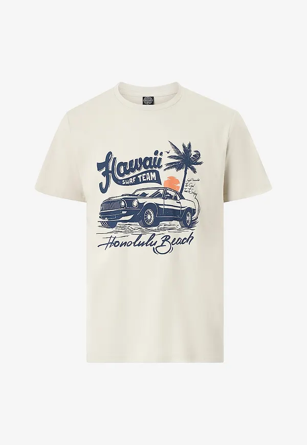 Ellos Collection - T-shirt med tryck - Natur