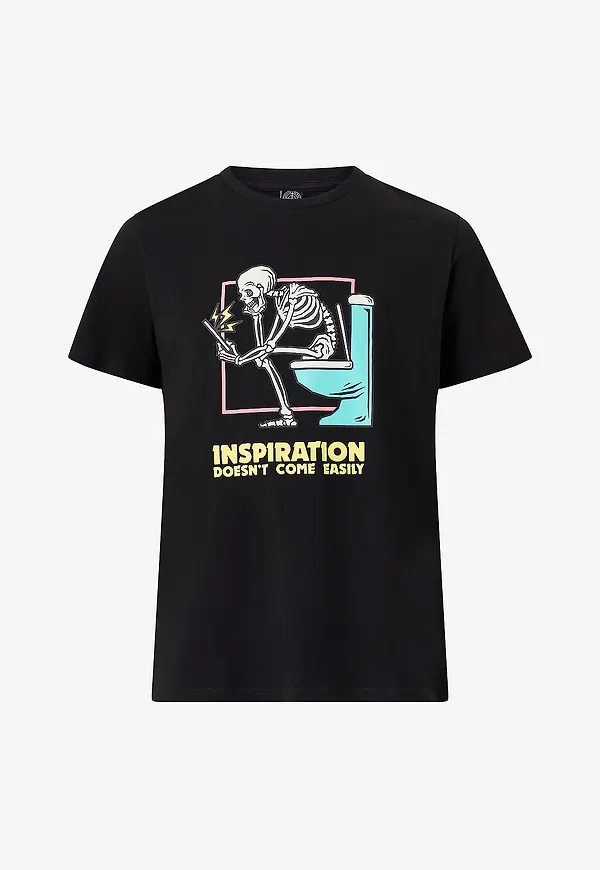 Ellos Collection - T-shirt med tryck - Svart