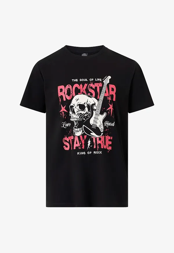 Ellos Collection - T-shirt med tryck - Svart