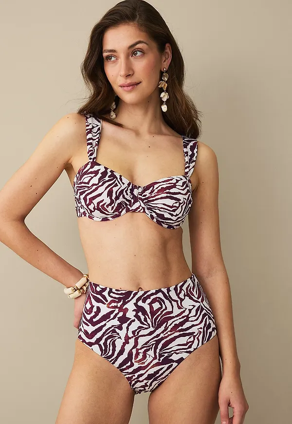 Ellos Collection - Tai Hög Bikinitrosa - Röd