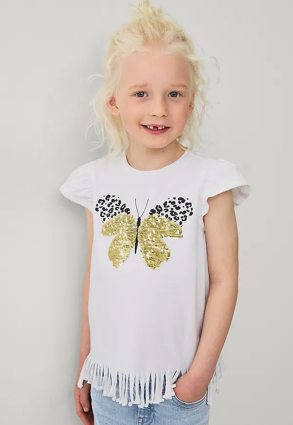 Ellos Collection - Topp med fransar - Vit