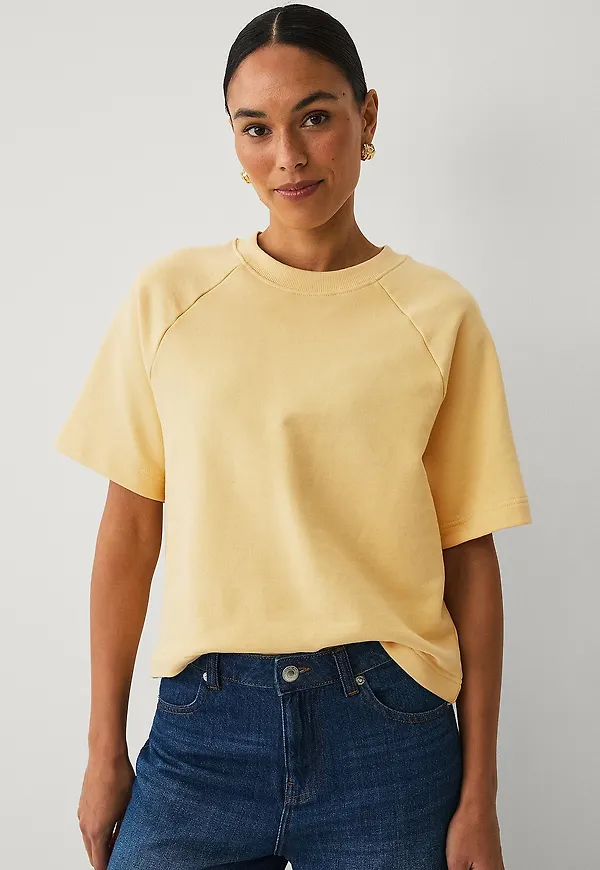 Ellos Collection - Topp med raglanärmar - Gul