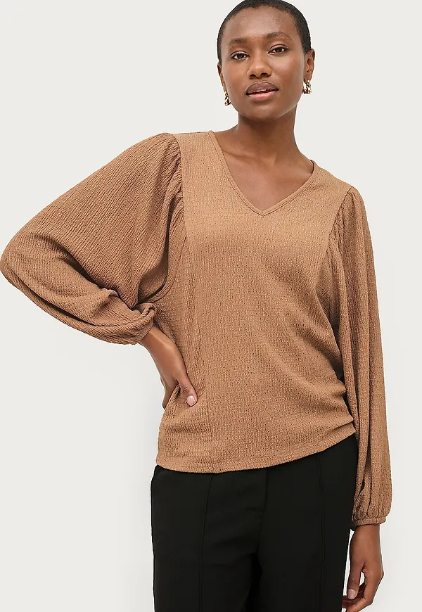 Ellos Collection - Topp Ullis - Brun